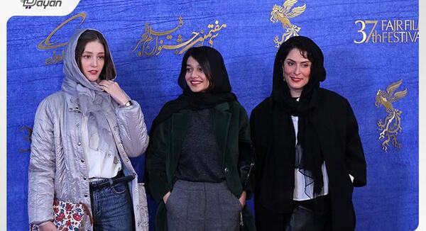 عکس بازیگران بی حجاب در جشنواره فجر