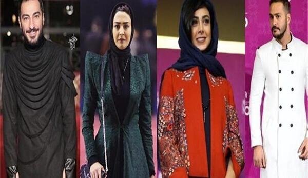 عکس بازیگران بی حجاب در جشنواره فجر