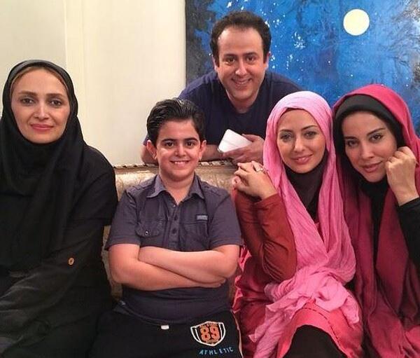 عکس بازیگران ایرانی با خانواده هاشون