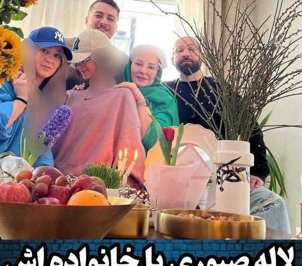 عکس بازیگران ایرانی با خانواده هاشون