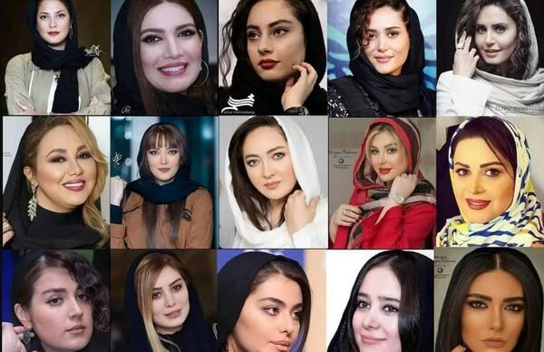عکس بازیگران زن پیام های بازرگانی ایرانی