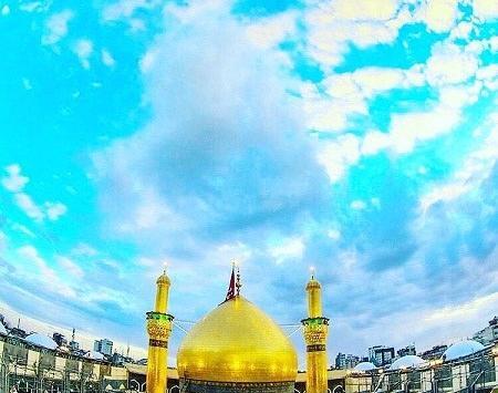 پروفایل عکس نوشته حرم امام حسین