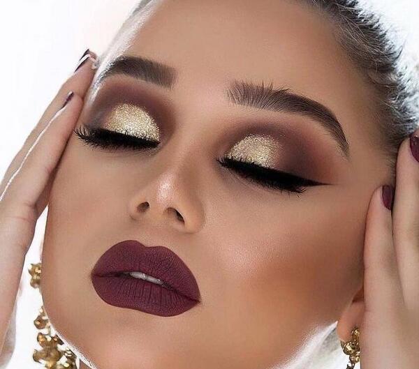 عکس آرایش چشم کیوت