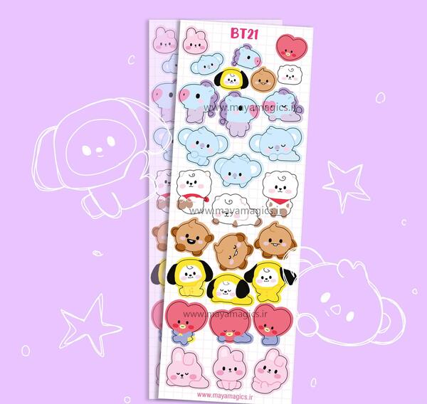عکس کیوت از bt21