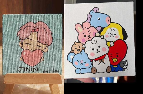عکس کیوت از bt21