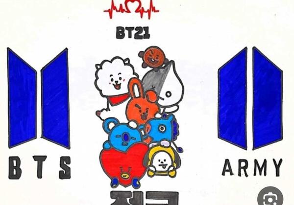 عکس کیوت از bt21