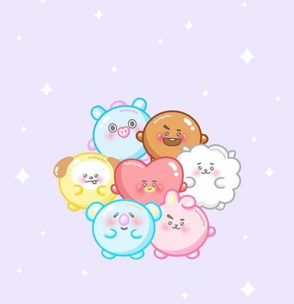 عکس کیوت از bt21