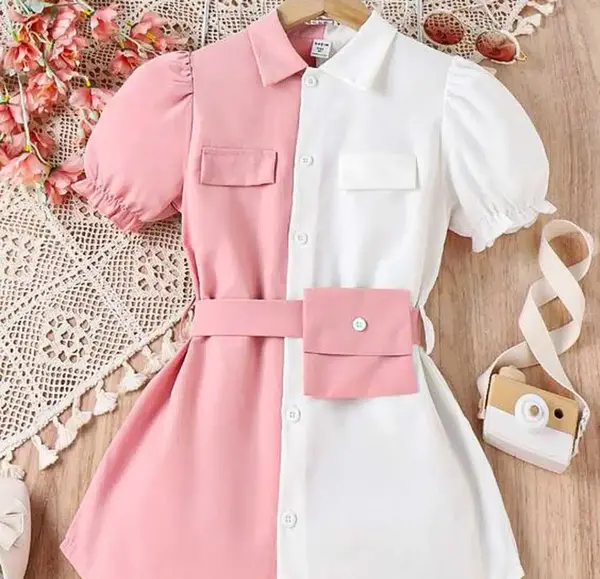 عکس لباس کیوت صورتی