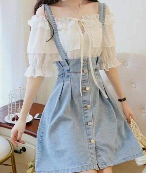 عکس لباس کیوت دخترانه کره ای