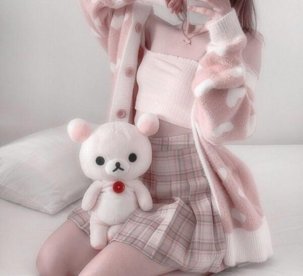 عکس کیوت کیوت صورتی