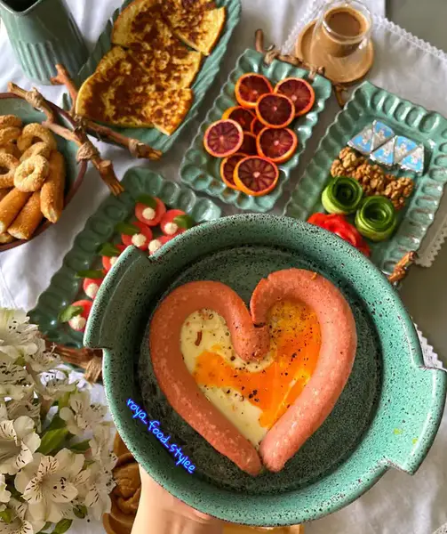 عکس صبحانه سلامت کیوت