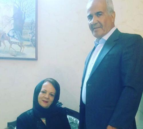 عکس الهام اخوان و همسر واقعیش