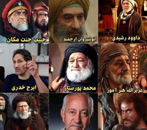 عکس بازیگران مختارنامه بدون گریم