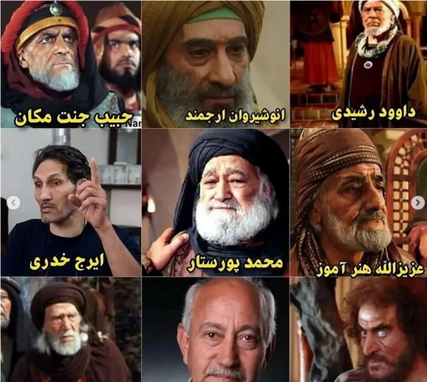 عکس بازیگران مختارنامه قبل و بعد از گریم