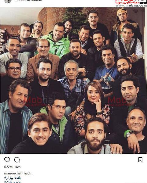 عکس دسته جمعی بازیگران گودال