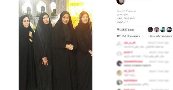 عکس بازیگران چادری ایرانی