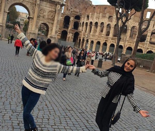 عکس بازیگران بی حجاب ایران