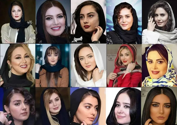 عکس بازیگران بی حجاب ایران