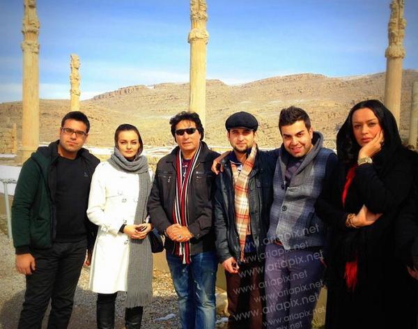 عکس بازیگران در آوای باران