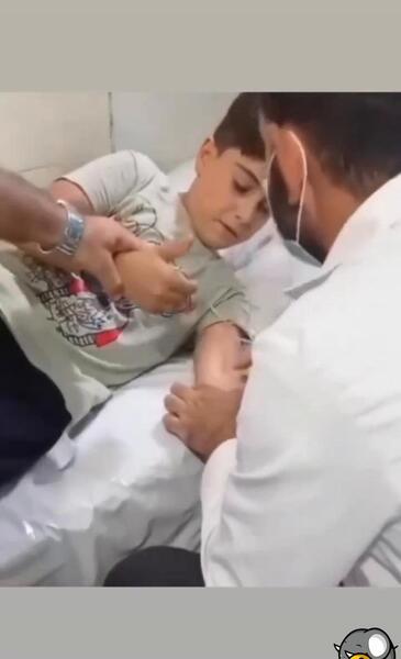 عکس فیلم آمپول زدن بچه ها