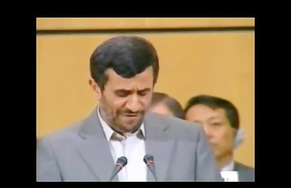 عکس سوتی احمدی نژاد در سازمان ملل