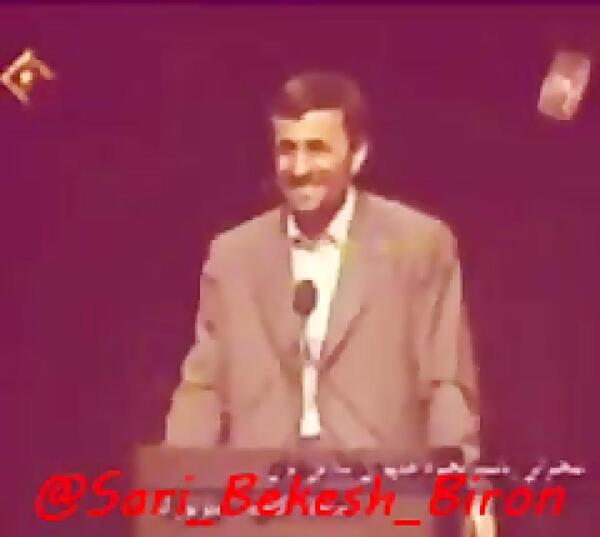 عکس سوتی احمدی نژاد در سازمان ملل