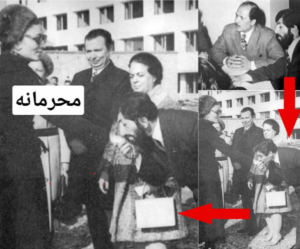 عکس سوتی احمدی نژاد در بوسیدن دست