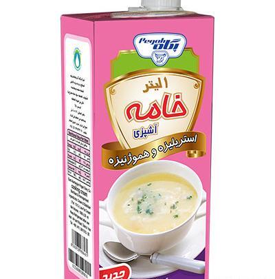 عکس سوتی آشپزی یک لایه خامه