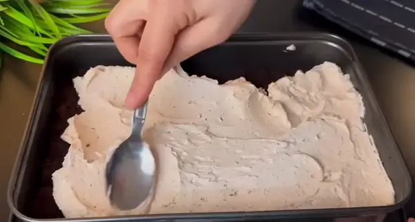 عکس سوتی آشپزی یک لایه خامه