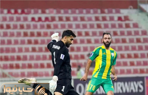 عکس سوتی بیرانوند مقابل فولاد