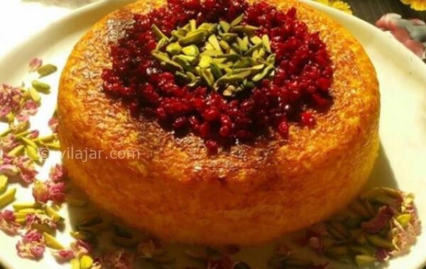 عکس سوتی پلو با خرما