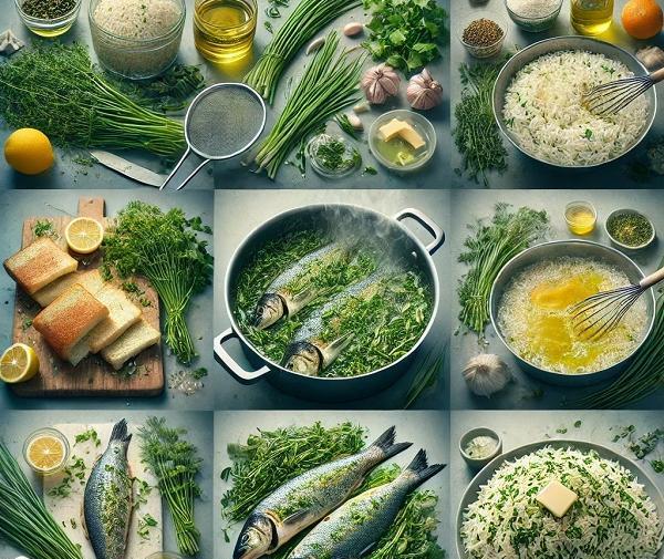 عکس سوتی پلو با ماهی