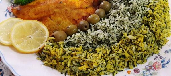 عکس سوتی پلو با ماهی
