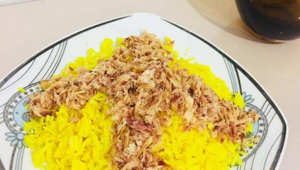 عکس سوتی پلو با ماهی