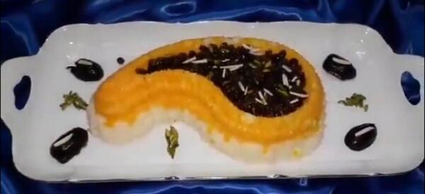 عکس سوتی پلو با ماهی