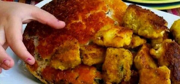 عکس سوتی پلو با ماهی