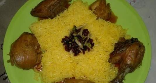 عکس سوتی پلو با مرغ