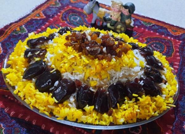 عکس سوتی پلو با مرغ