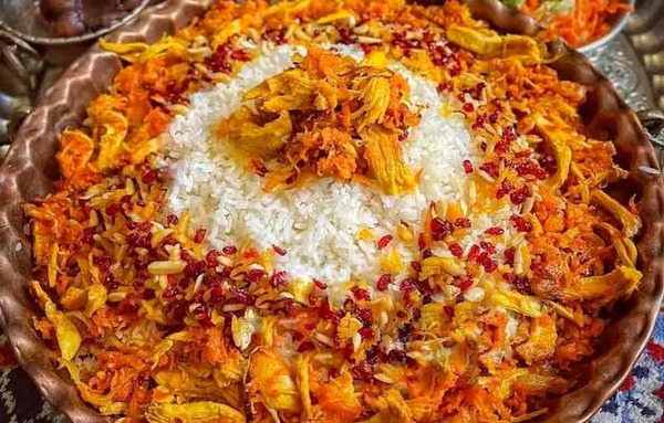 عکس سوتی پلو با مرغ