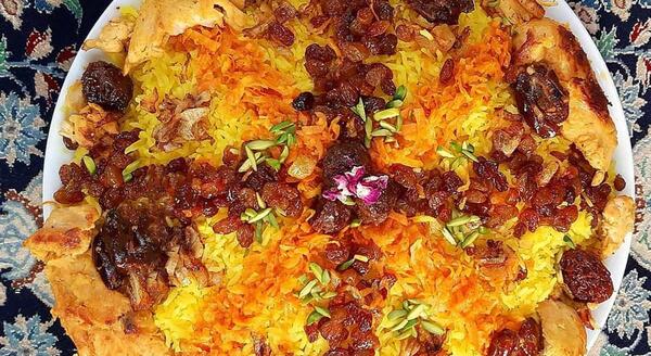عکس سوتی پلو با مرغ