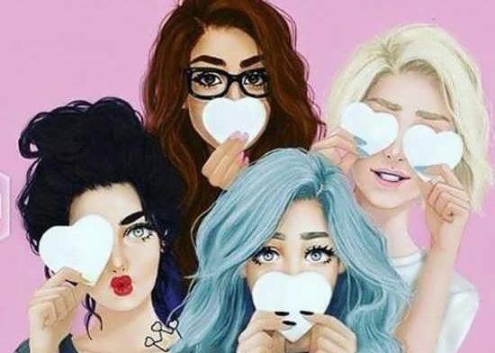 عکس دسته جمعی دخترانه فانتزی