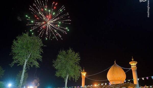 عکس از مراسم نیمه شعبان