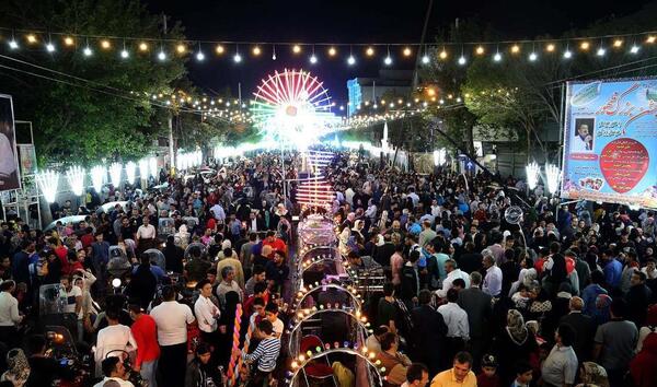 عکس از مراسم نیمه شعبان