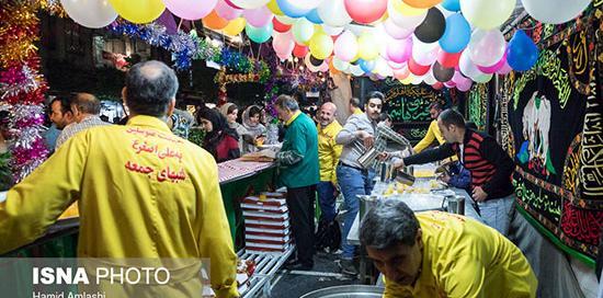 عکس از مراسم نیمه شعبان
