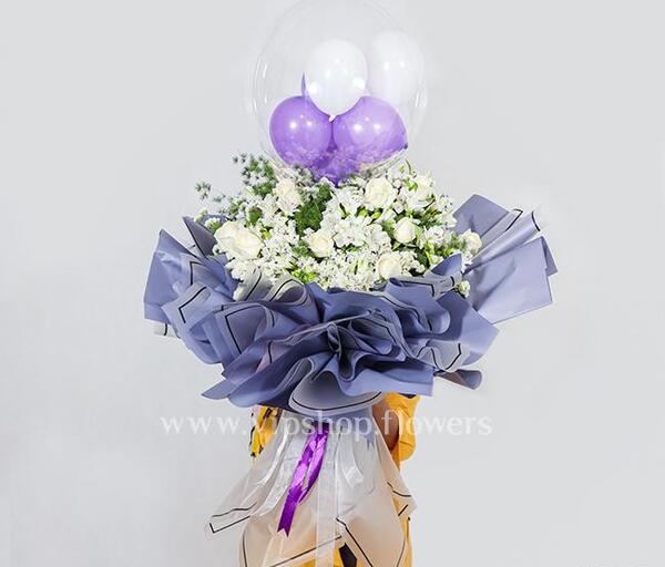 عکس دسته گل بادکنکی