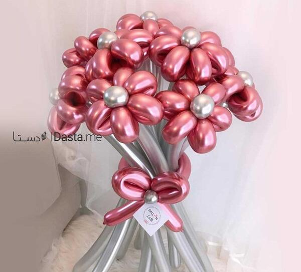 عکس دسته گل بادکنکی