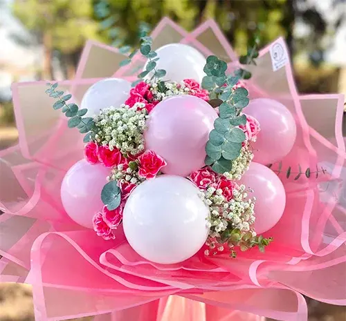 عکس دسته گل بادکنکی