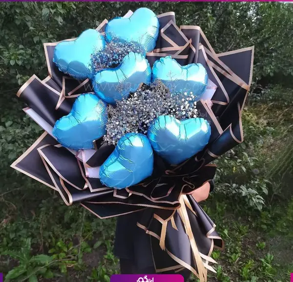 عکس دسته گل بادکنکی