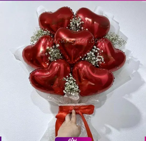 عکس دسته گل بادکنکی
