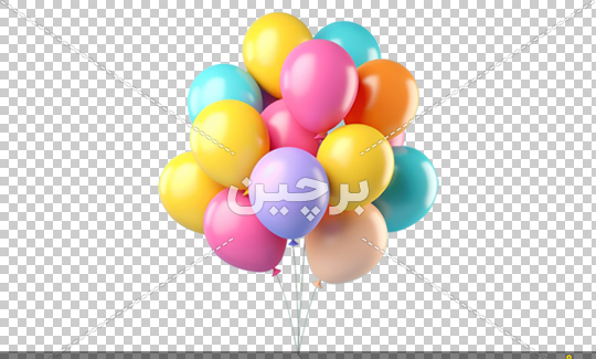 عکس یک دسته بادکنک